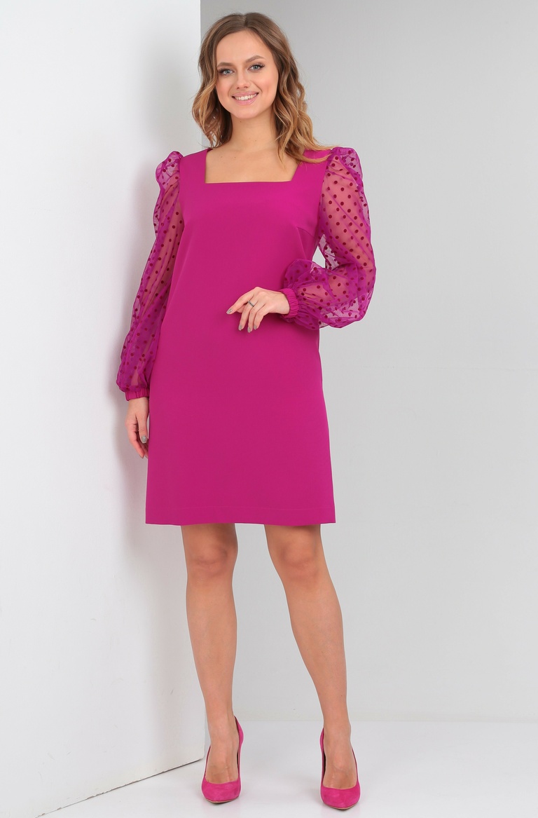 Платье 7610 фуксия