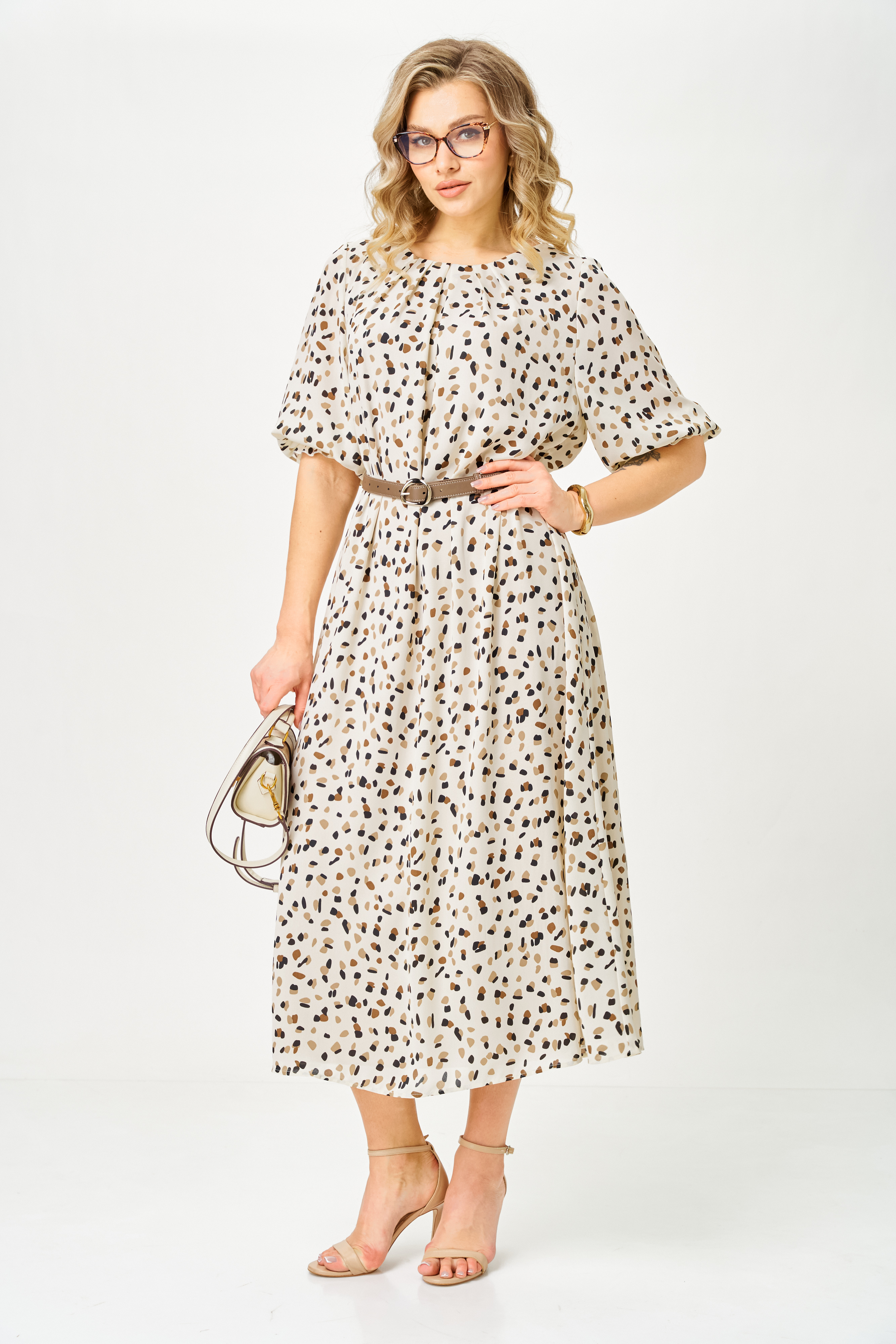 Платье 7017 беж