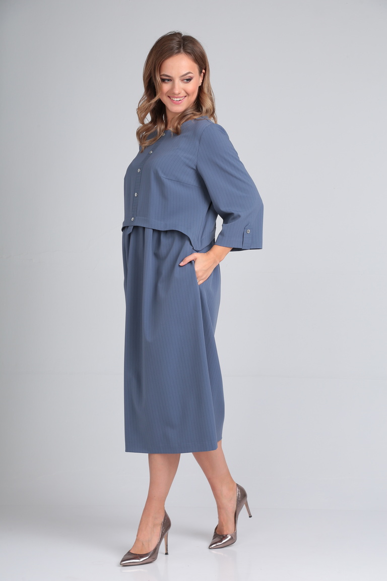 Платье 5295 голубой