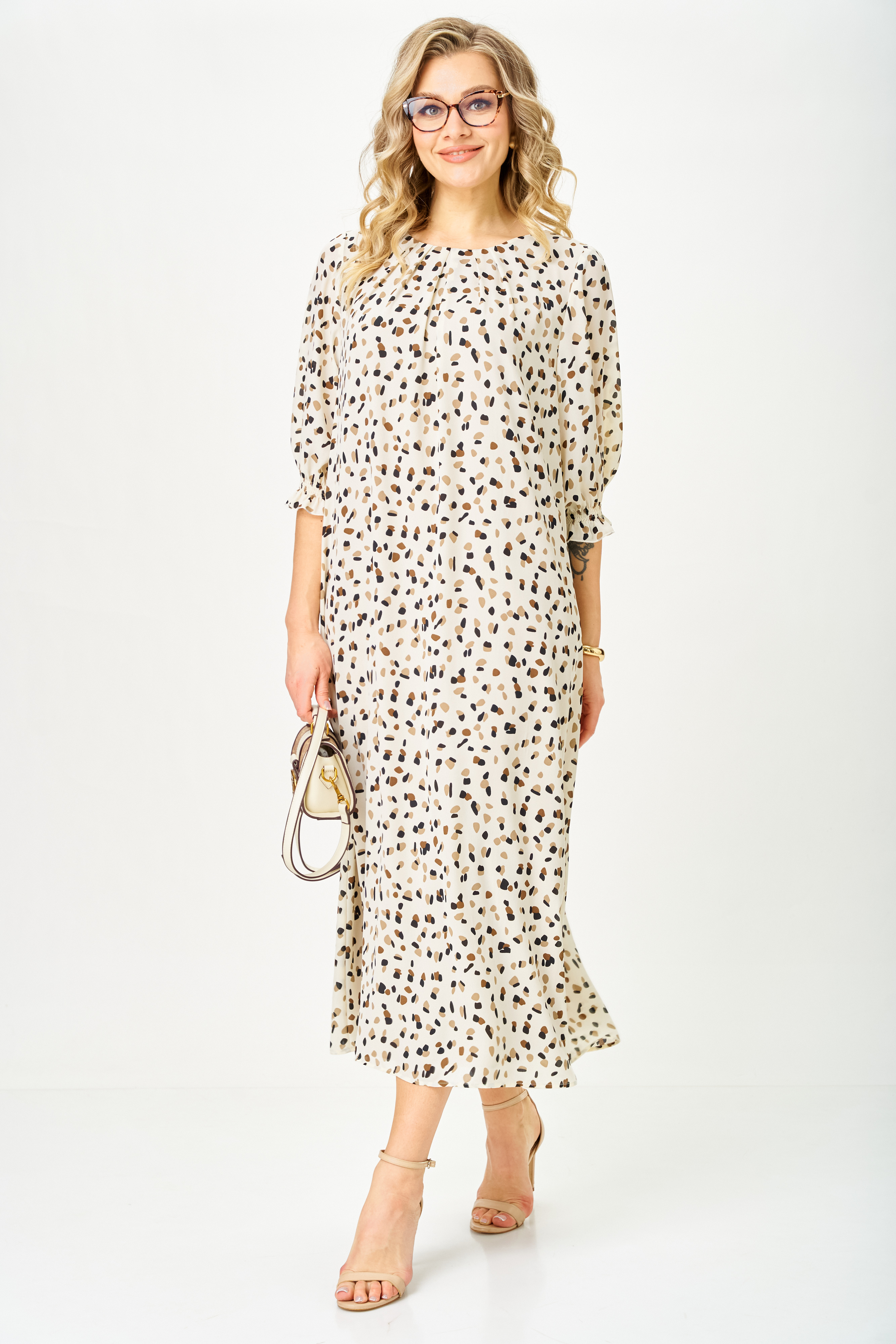 Платье 7017 беж