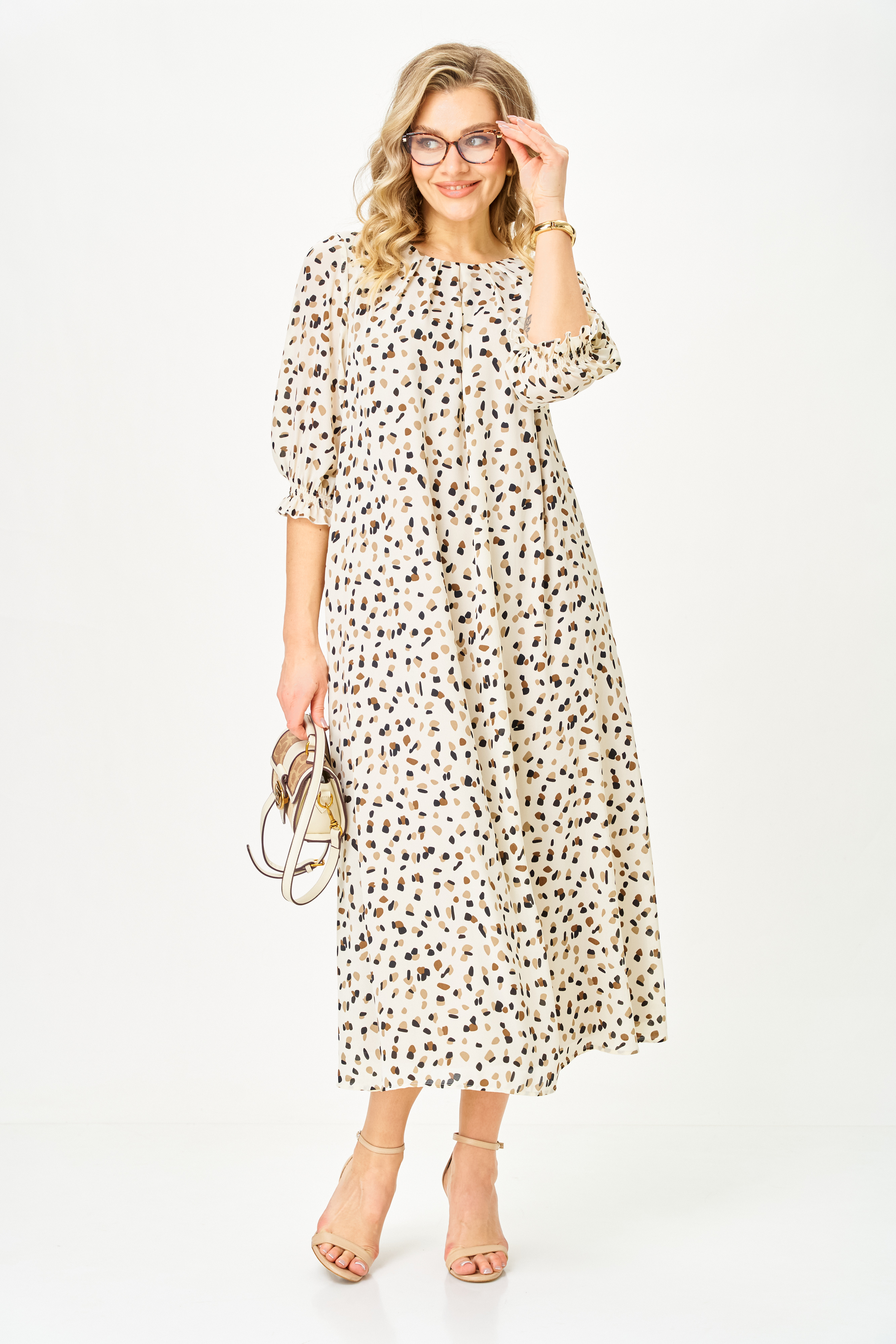 Платье 7017 беж