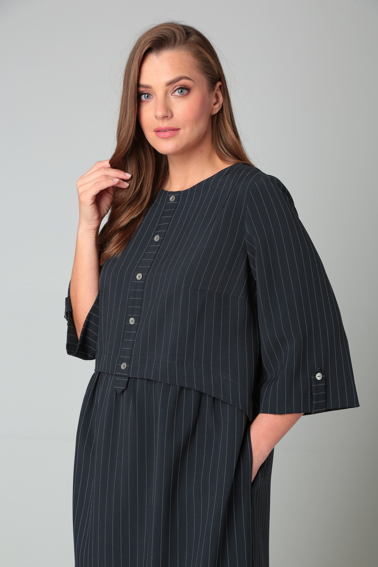 Платье 5295 темно-синий