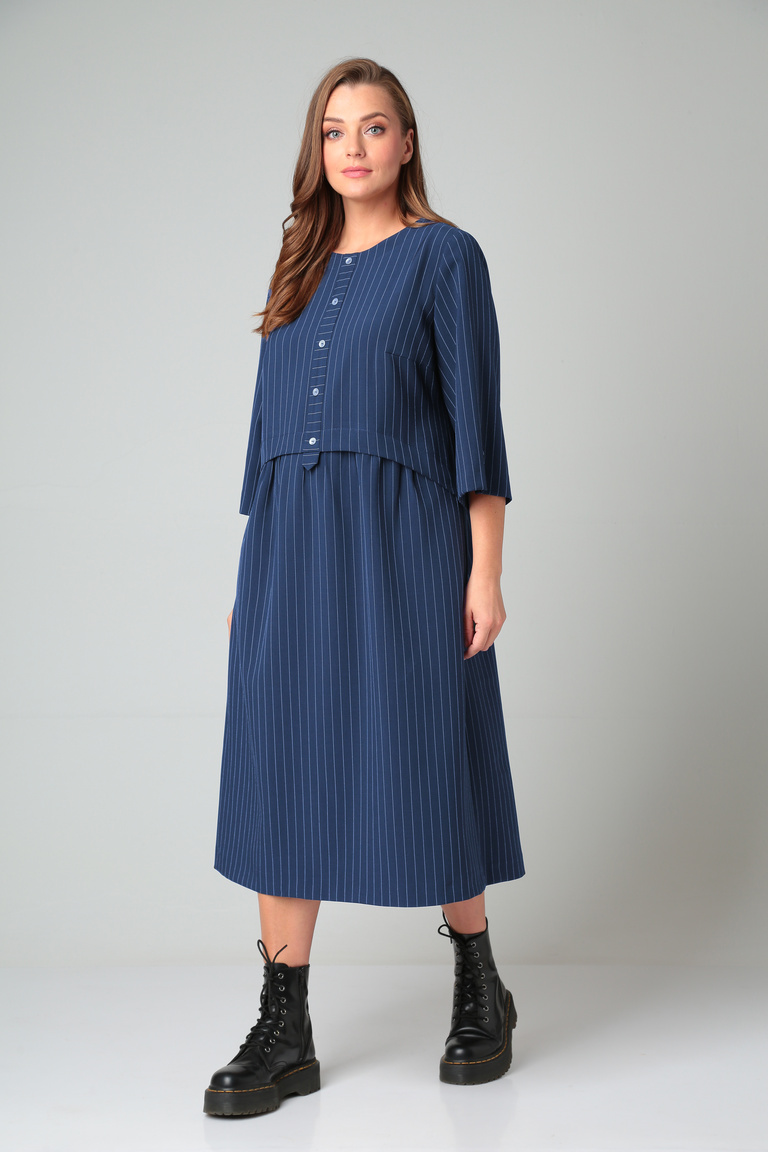 Платье 5295 синий