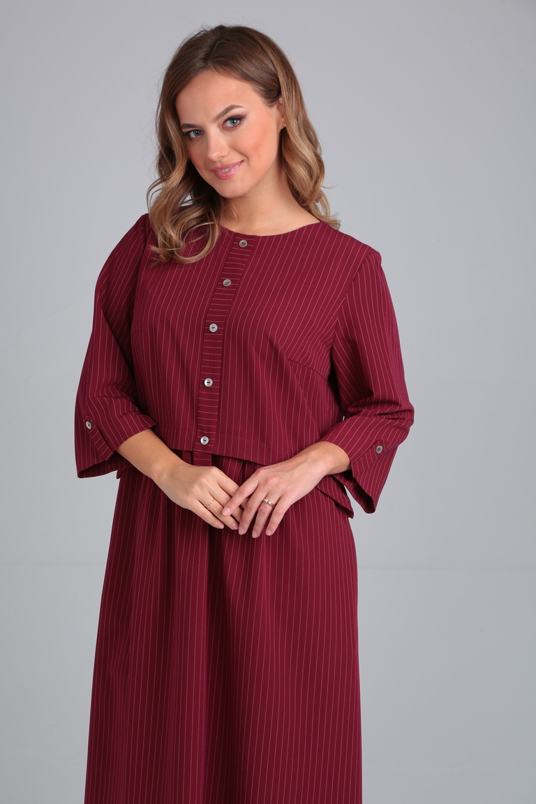 Платье 5295 бордовый