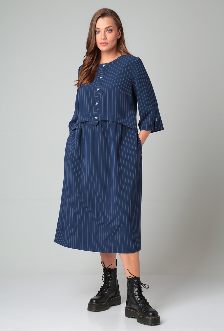 Платье 5295 синий