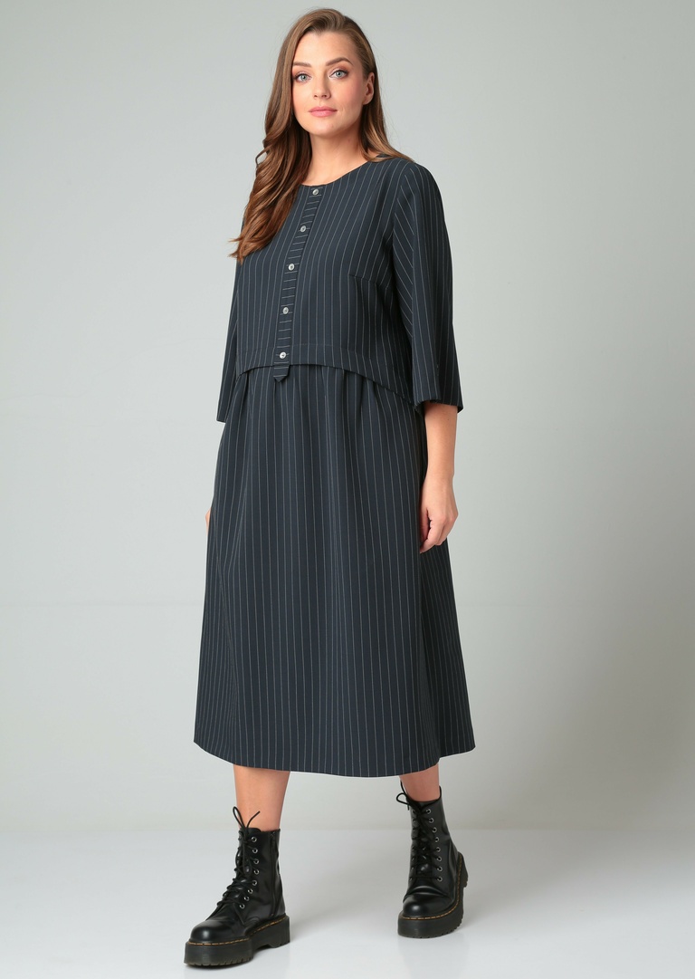 Платье 5295 темно-синий
