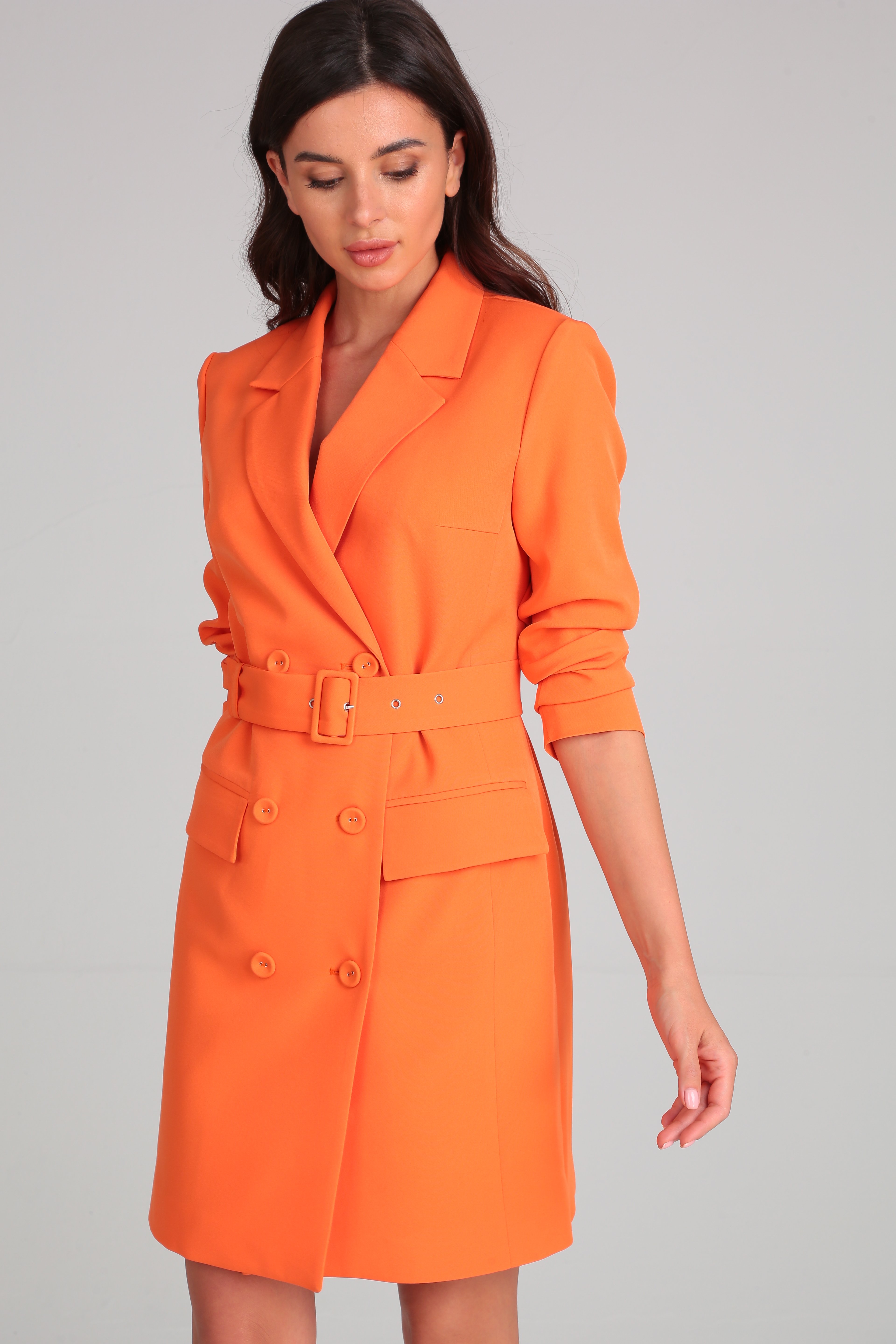 Платье-жакет 4045 оранжевый