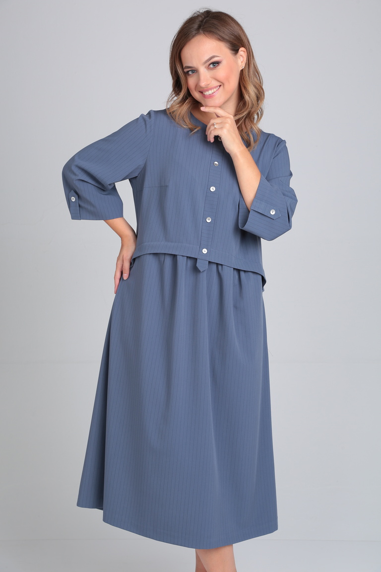 Платье 5295 голубой