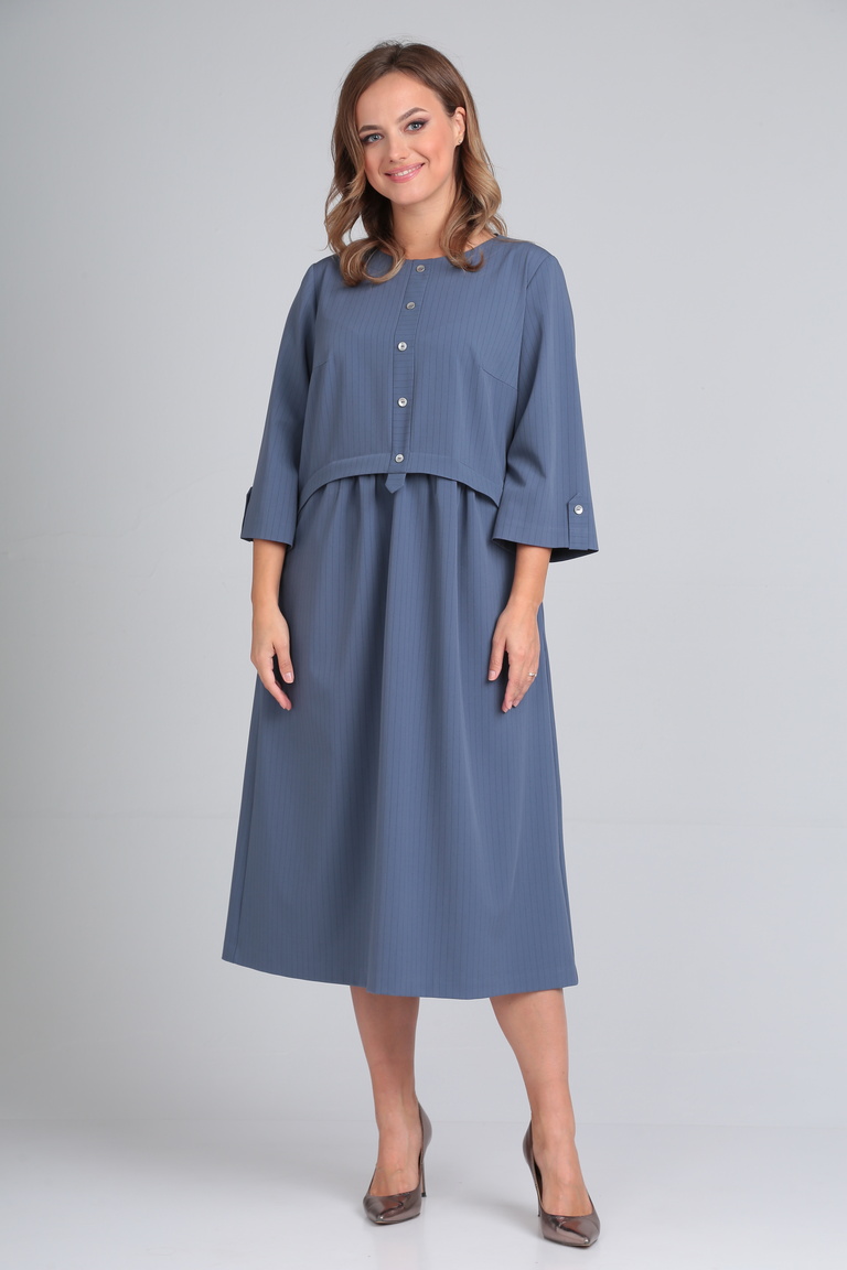 Платье 5295 голубой