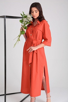 Платье 4042 терракот