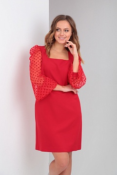 Платье 7610 красный