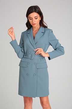 Платье-жакет 4045 голубой