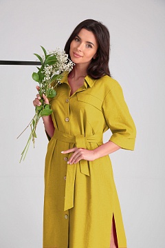 Платье 4042 горчица