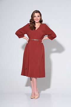 Платье 4026 терракот